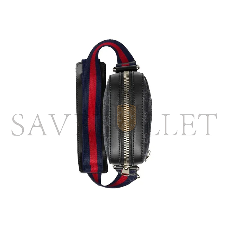 GUCCI GG BLACK MESSENGER 598103 (18*14*6cm)